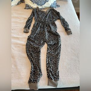 Animal print one piece